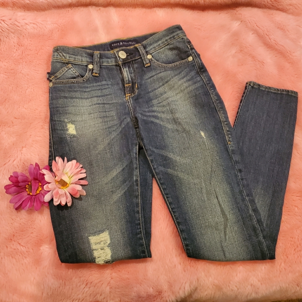 R&R Berlin distressed jeans - Picture 1 of 7